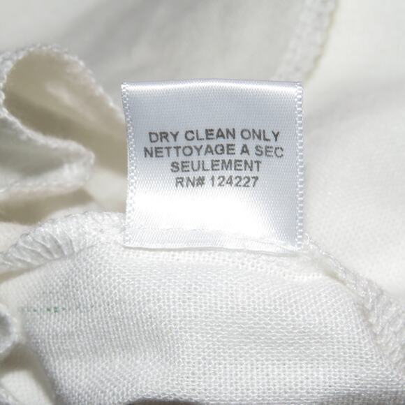 Misa Los Angeles White Nelli Ruffle Grommet Trim Tie Waist Wrap Skort - Picture 10 of 10